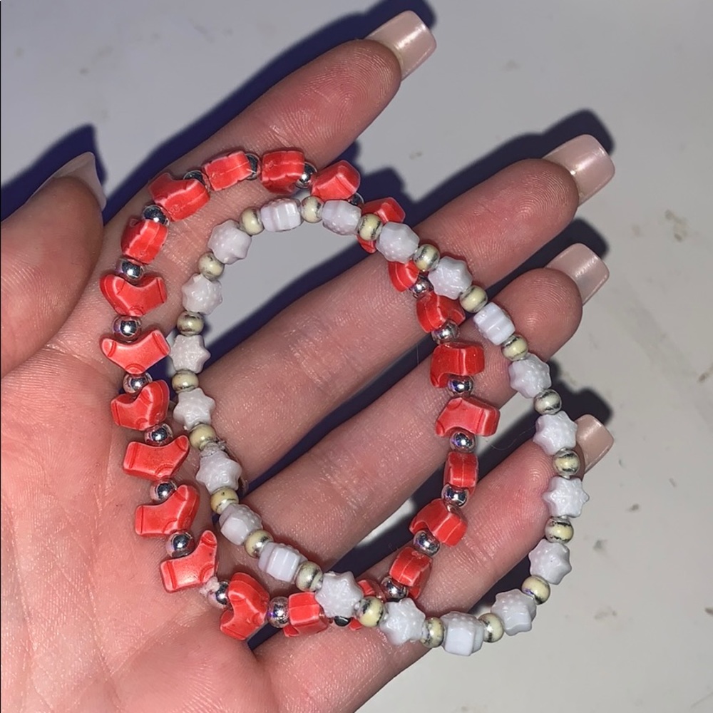 2 christmas bracelets